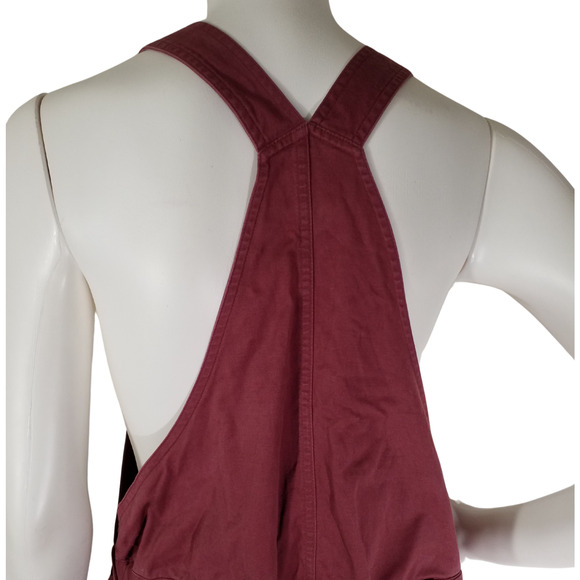 The Nines by Hatch Womens Overalls Pants Pockets Red Maternity Racerback Size 8 - Picture 4 of 7
